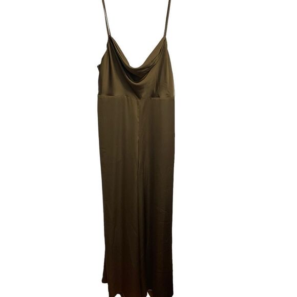 BHLDN Fame and Partners Thais Jumpsuit Green Size 18 NWT - Picture 3 of 10